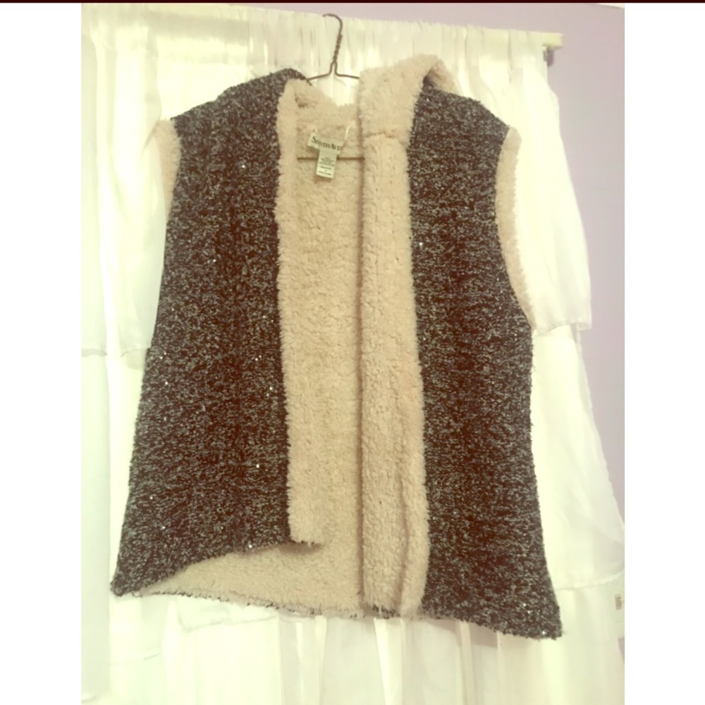 Seventh Avenue furry vest